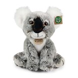Rappa ECO knuffel koala 26 cm - realistische knuffel van recyclede PET flessen - grijs, wit