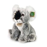 Rappa ECO knuffel koala 26 cm - realistische knuffel van recyclede PET flessen - grijs, wit