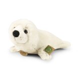 Rappa ECO knuffel zeehond 32 cm - realistische knuffel van recyclede PET flessen - creme