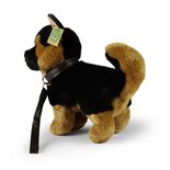 Rappa ECO knuffel Duitse Herder 23 cm - realistische knuffel hond van recyclede PET flessen