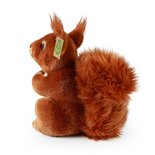Rappa ECO knuffel eekhoorn 23 cm - realistische knuffel van recyclede PET flessen - bruin