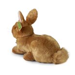 Rappa ECO knuffel konijn 23 cm - realistische knuffel van recyclede PET flessen - karamel