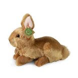 Rappa ECO knuffel konijn 23 cm - realistische knuffel van recyclede PET flessen - karamel