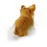 Rappa ECO knuffel hond Chihuahua 28 cm - realistische knuffel van recyclede PET flessen - karamel