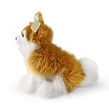 Rappa ECO knuffel hond Chihuahua 28 cm - realistische knuffel van recyclede PET flessen - karamel