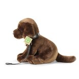 Rappa ECO labrador soft toy 25 cm - realistic soft toy made from recycled PET bottles - brown