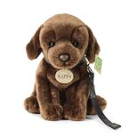 Rappa ECO labrador soft toy 25 cm - realistic soft toy made from recycled PET bottles - brown