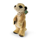 Rappa ECO knuffel stokstaartje 30 cm - realistische knuffel van recyclede PET flessen - bruin 