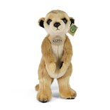 Rappa ECO knuffel stokstaartje 30 cm - realistische knuffel van recyclede PET flessen - bruin 