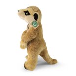 Rappa ECO knuffel stokstaartje 30 cm - realistische knuffel van recyclede PET flessen - bruin 