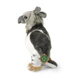 Rappa ECO knuffel Harpij arend 27 cm - realistische knuffel van recyclede PET flessen - grijs wit