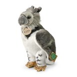 Rappa ECO knuffel Harpij arend 27 cm - realistische knuffel van recyclede PET flessen - grijs wit