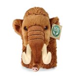 Rappa ECO knuffel mammoet 20 cm - realistische knuffel van recyclede PET flessen - bruin