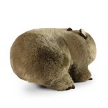 Rappa ECO knuffel Wombat 28 cm - realistische knuffel van recyclede PET flessen - bruin