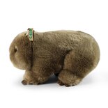 Rappa ECO knuffel Wombat 28 cm - realistische knuffel van recyclede PET flessen - bruin