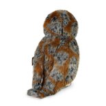 Rappa ECO knuffel kerk uil 27 cm - realistische knuffel van recyclede PET flessen - bruin wit