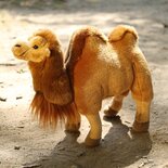 Rappa ECO knuffel kameel 30 cm - realistische knuffel van recyclede PET flessen - bruin