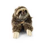 Rappa ECO knuffel luiaard 30 cm - realistische knuffel van recyclede PET flessen - bruin