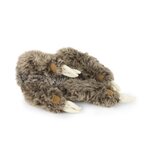 Rappa ECO knuffel luiaard 30 cm - realistische knuffel van recyclede PET flessen - bruin