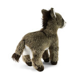 Rappa ECO knuffel ezel 28 cm - realistische knuffel van recyclede PET flessen - grijs