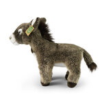 Rappa ECO knuffel ezel 28 cm - realistische knuffel van recyclede PET flessen - grijs