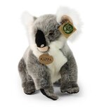 Rappa ECO knuffel koala 25 cm - realistische knuffel van recyclede PET flessen - grijs wit