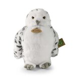 Rappa ECO knuffel sneeuw uil met roterend hoofd 28 cm - realistische knuffel van recyclede PET flessen 