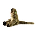 Rappa ECO knuffel slingeraap 34 cm - realistische knuffel van recyclede PET flessen - bruin