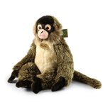 Rappa ECO knuffel slingeraap 34 cm - realistische knuffel van recyclede PET flessen - bruin