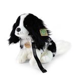 Rappa ECO knuffel King Charles Spaniel 27 cm met riem - realistische knuffel van recyclede PET flessen