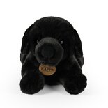 Rappa ECO labrador soft toy Retriever 40 cm - realistic soft toy made from recycled PET bottles - black
