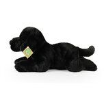 Rappa ECO labrador soft toy Retriever 40 cm - realistic soft toy made from recycled PET bottles - black