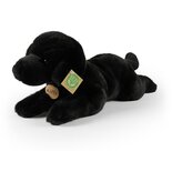 Rappa ECO labrador soft toy Retriever 40 cm - realistic soft toy made from recycled PET bottles - black