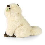 Rappa ECO knuffel Britse kat 30 cm - realistische knuffel van recyclede PET flessen - creme