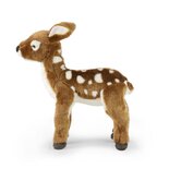 Rappa ECO knuffel ree kalf 30 cm - realistische knuffel van recyclede PET flessen - bruin