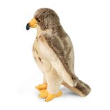 Rappa ECO knuffel valk 27 cm - realistische knuffel van recyclede PET flessen - bruin