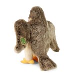 Rappa ECO knuffel valk 27 cm - realistische knuffel van recyclede PET flessen - bruin