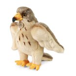 Rappa ECO knuffel valk 27 cm - realistische knuffel van recyclede PET flessen - bruin