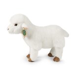 Rappa ECO knuffel lam 27 cm - realistische knuffel van recyclede PET flessen - wit