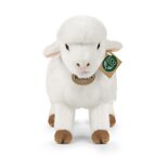 Rappa ECO knuffel lam 27 cm - realistische knuffel van recyclede PET flessen - wit