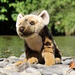 Rappa ECO knuffel hyena 27 cm - realistische knuffel van recyclede PET flessen - bruin