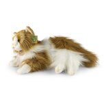 Rappa ECO knuffel Perzische kat 30 cm - realistische knuffel van recyclede PET flessen - wit caramel 