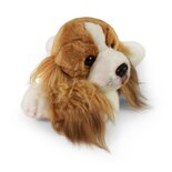 Rappa ECO knuffel King Charles Spaniel liggend 30 cm - realistische knuffel van recyclede PET flessen