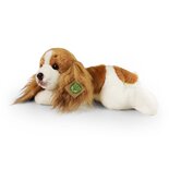 Rappa ECO knuffel King Charles Spaniel liggend 30 cm - realistische knuffel van recyclede PET flessen