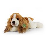 Rappa ECO knuffel King Charles Spaniel liggend 30 cm - realistische knuffel van recyclede PET flessen