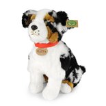 Rappa ECO knuffel Australische Herder zittend 35 cm - realistische knuffel van recyclede PET flessen