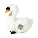 Rappa ECO peluche de cisne 25 cm - peluche realista a partir de botellas de PET recicladas - blanco
