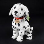Rappa ECO knuffel Dalmatier 30 cm - realistische knuffel van recyclede PET flessen - wit zwart
