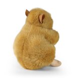 Rappa ECO knuffel goudhamster 16 cm - realistische knuffel van recyclede PET flessen - goud bruin