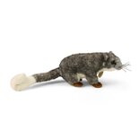 Rappa ECO knuffel buidelrat 22 cm - realistische knuffel van recyclede PET flessen - grijs wit